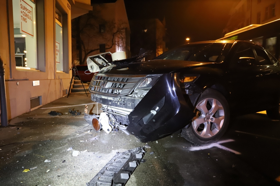 Selbstunfall Burgstrasse